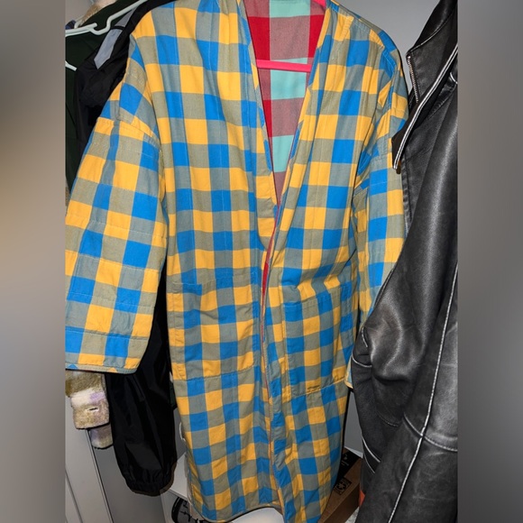 Mara Hoffman Willow Jacket in Reversible Plaid - Picture 3 of 10